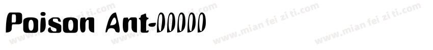 Poison Ant字体转换